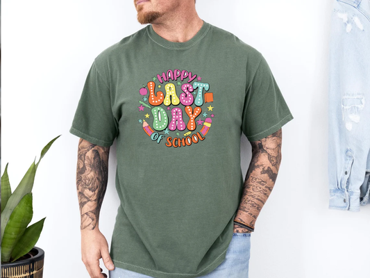 Happy Last Day Of School T-shirt, Last Day Of School Shirt, Teacher Shirt, Teacher Shirts Last Day Of School, Teacher Off Duty Gift Shirt