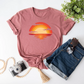 Retro Sunset Rays Wavy Shirt, Sunshine Shirt, Summer Time Shirt, Camping Shirt, Beach Shirt, Vintage Sunset Shirt, Nature Shirt