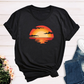 Retro Sunset Rays Wavy Shirt, Sunshine Shirt, Summer Time Shirt, Camping Shirt, Beach Shirt, Vintage Sunset Shirt, Nature Shirt