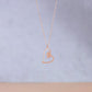 925 Sterling Silver Love Knot Heart Necklace